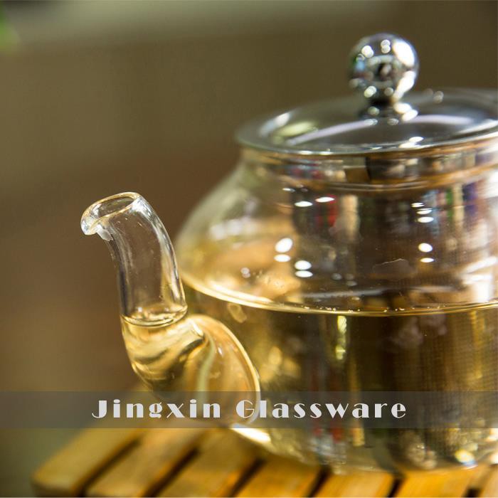 Pyrex Glass Teapot With 304 Stainless Steel Infuser