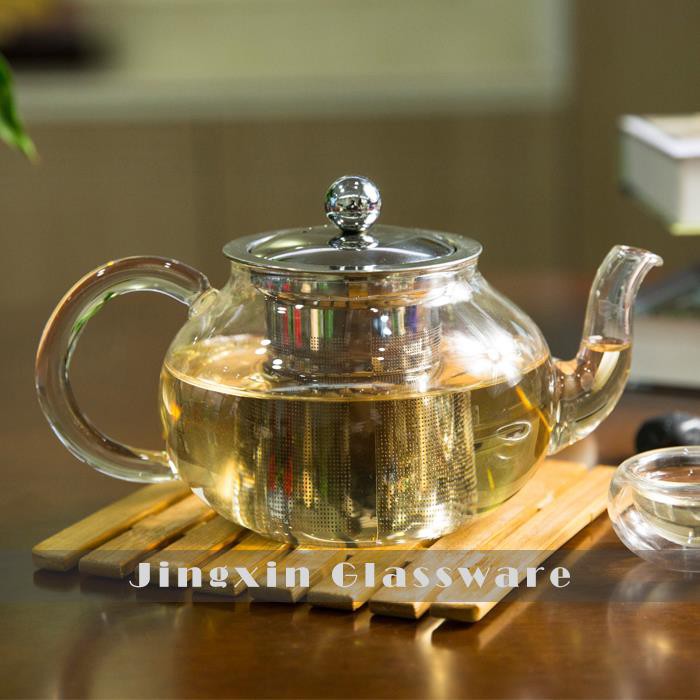 Pyrex Glass Teapot With 304 Stainless Steel Infuser